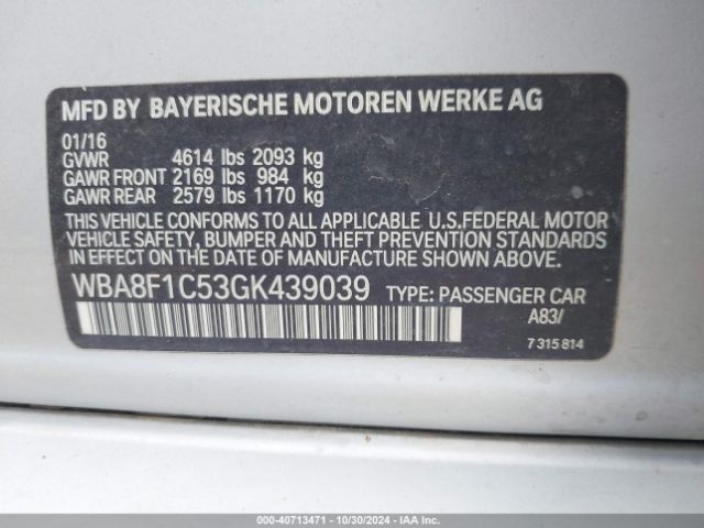 WBA8F1C53GK439039 BMW 328d Xdrive