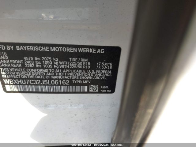 WBXHU7C32J5L06162 BMW X1 Sdrive28i