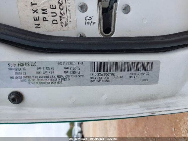 2C3CCAEG7GH273463 Chrysler 300C