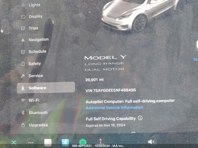 2022 TESLA MODEL Y 7SAYGDEE5NF488495 Photo 6