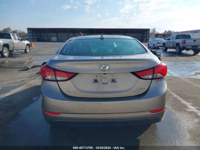 5NPDH4AE2EH457916 Hyundai Elantra Limited