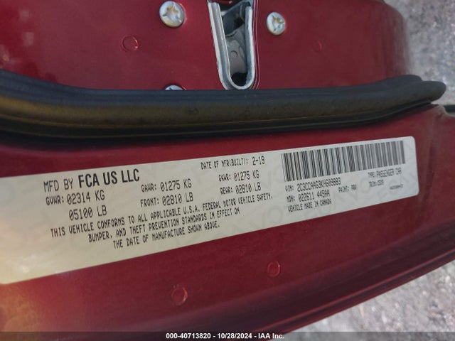 Chrysler 300 Touring 2019 2C3CCAAG3KH609883 Image 9
