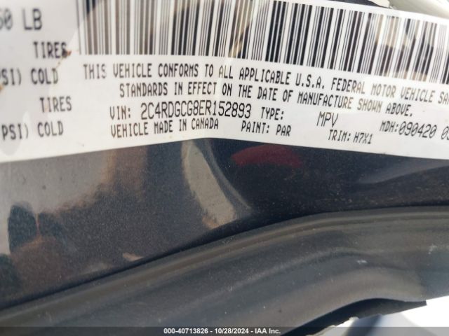 2C4RDGCG8ER152893 Dodge Grand Caravan Sxt