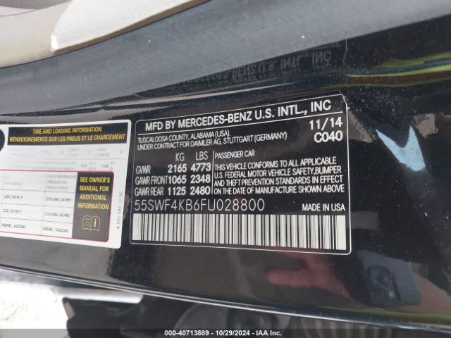 55SWF4KB6FU028800 Mercedes-Benz C 300 4matic/luxury 4matic/sport 4matic