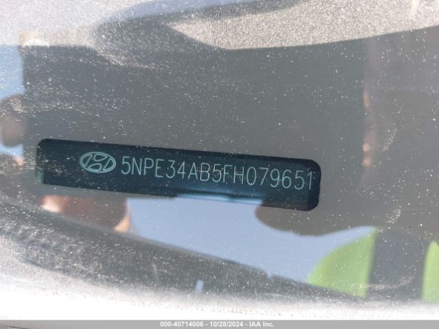 5NPE34AB5FH079651 Hyundai Sonata Sport 2.0t