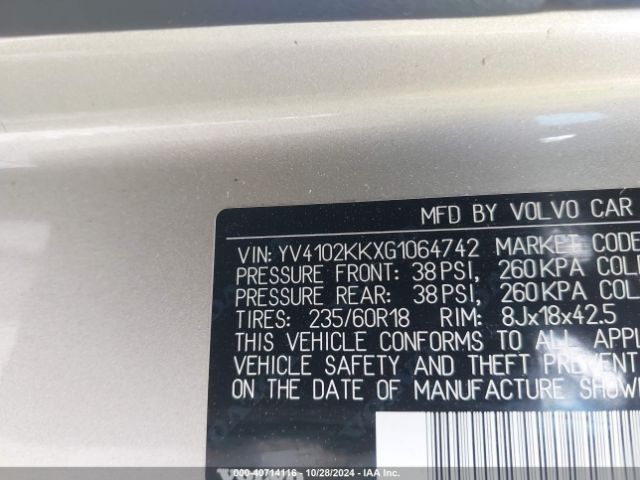 YV4102KKXG1064742 Volvo Xc90 T5 Momentum