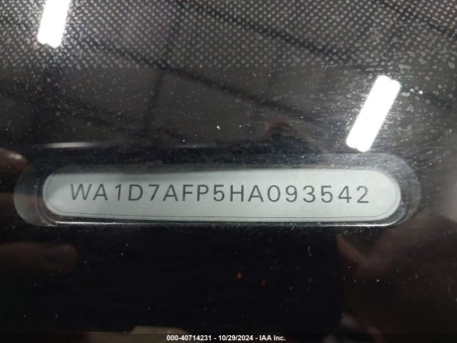 WA1D7AFP5HA093542 Audi Q5 3.0t Premium Plus