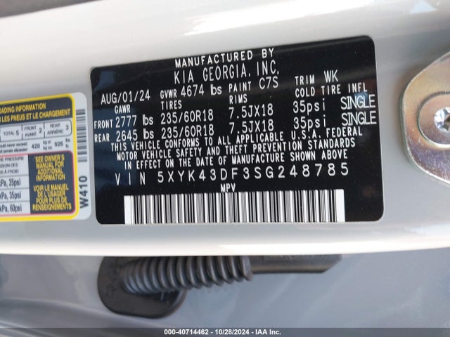 KIA Sportage Sx 2025 5XYK43DF3SG248785 Image 9