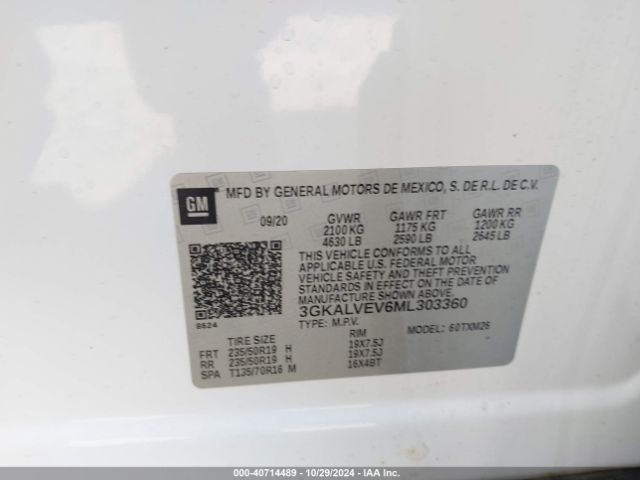 2021 GMC TERRAIN 3GKALVEV6ML303360 Photo 8