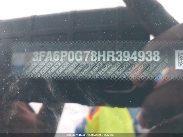 3FA6P0G78HR394938 Ford FUSION S