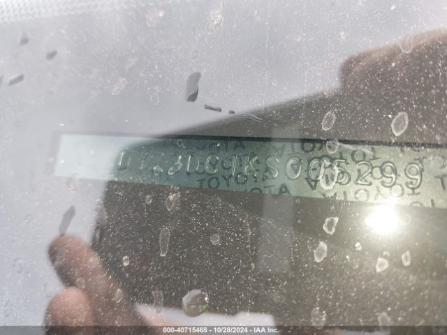 5TDYZ3DC1KS005299 Toyota Sienna Xle 8 Passenger