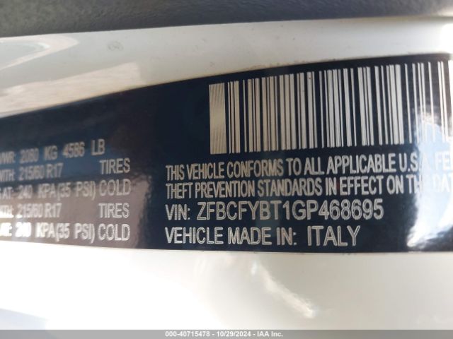 2016 FIAT 500X ZFBCFYBT1GP468695 Photo 8