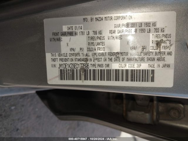 JM1DE1KZ8E0177696 Mazda Mazda2 Sport