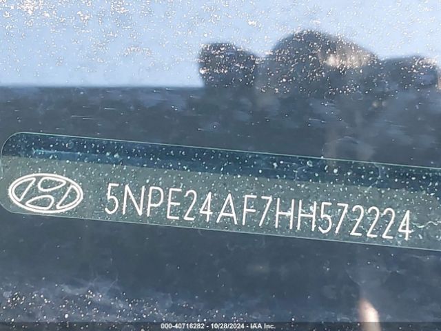 5NPE24AF7HH572224 Hyundai Sonata