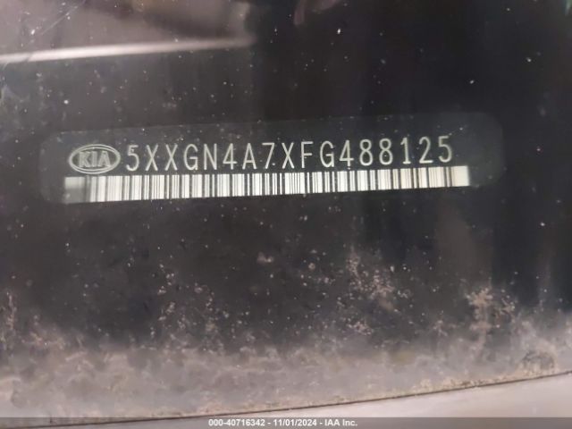 5XXGN4A7XFG488125 KIA OPTIMA EX