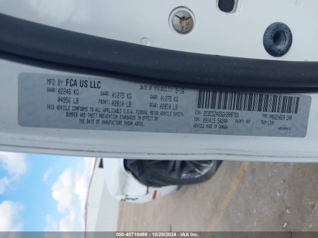 Dodge Challenger Sxt 2016 2C3CDZAG5GH308793 Image 9