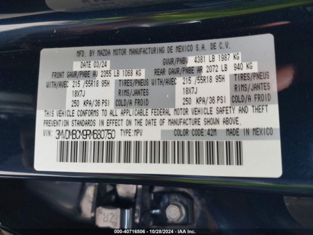 3MVDMBCM9RM680750 Mazda Cx-30 2.5 S Preferred Package