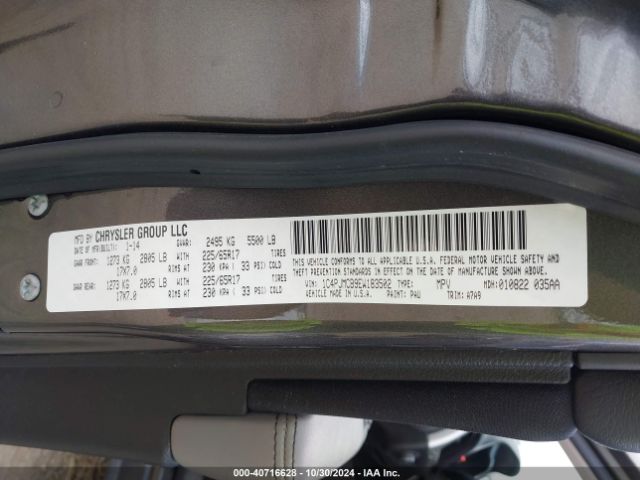 1C4PJMCB9EW183502 Jeep Cherokee Latitude