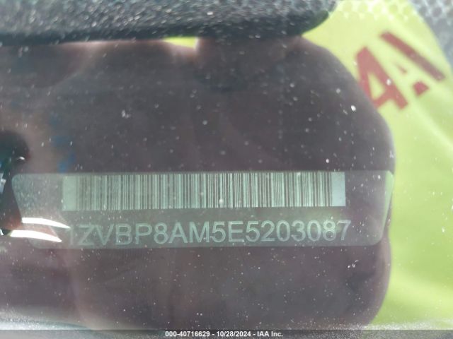 1ZVBP8AM5E5203087 Ford Mustang V6
