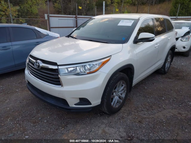 5TDZARFHXFS014192 Toyota Highlander Le