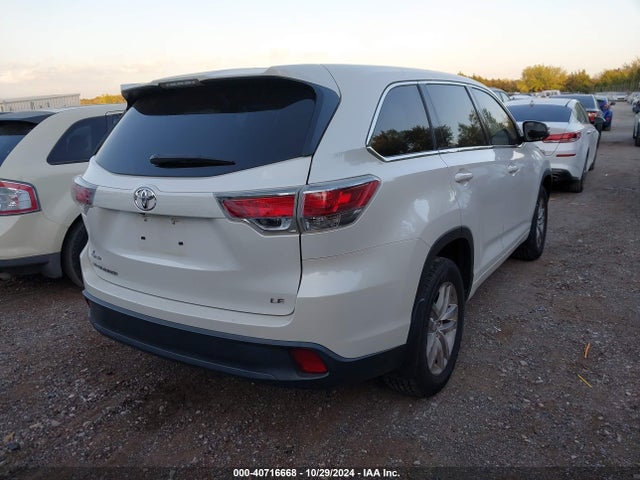 5TDZARFHXFS014192 Toyota Highlander Le