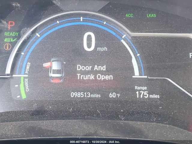JHMZC5F19JC015185 Honda CLARITY PLUG-IN HYBRID