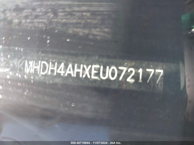 KMHDH4AHXEU072177 Hyundai Elantra Sport