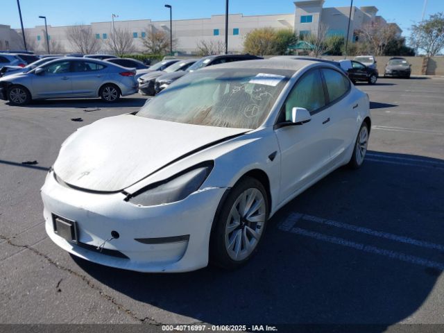 5YJ3E1EA1NF144123 Tesla Model 3 Rear-wheel Drive