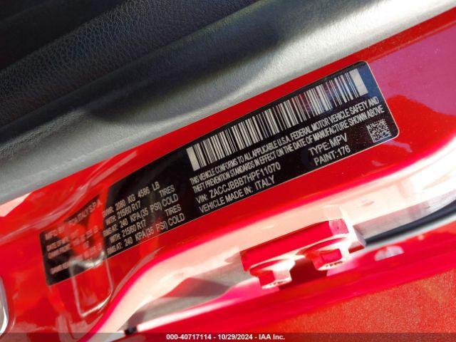 ZACCJBBB7HPF11070 Jeep Renegade Latitude 4x4