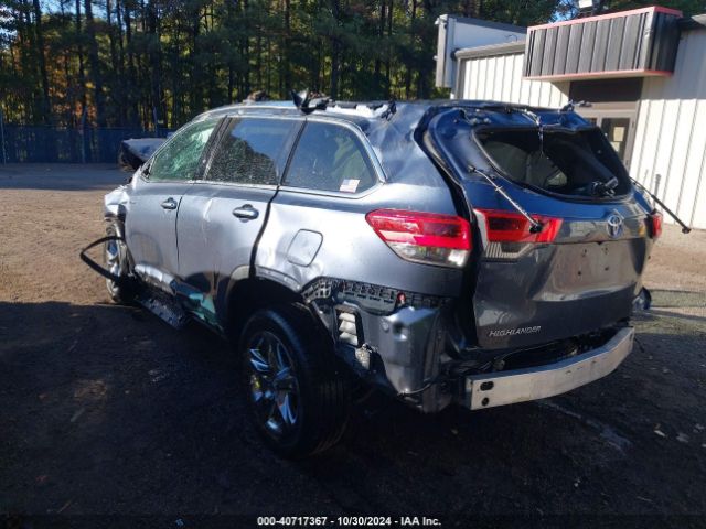 5TDDGRFH7KS073820 Toyota Highlander Hybrid Limited Platinum
