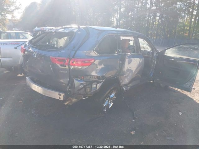 5TDDGRFH7KS073820 Toyota Highlander Hybrid Limited Platinum