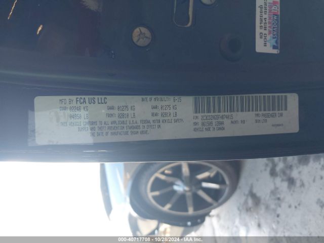 2C3CDZAG5FH874015 Dodge Challenger Sxt