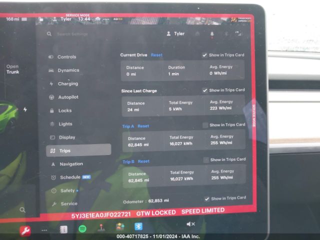 5YJ3E1EA0JF022721 Tesla Model 3 Long Range/mid Range