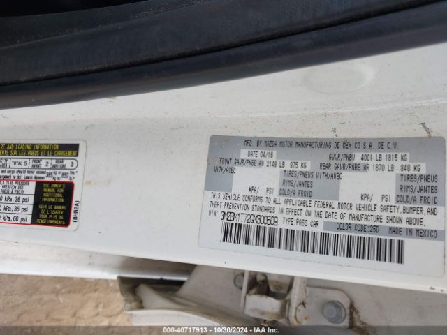 3MZBM1T72GM300509 Mazda Mazda3 I Sport