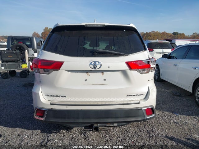 5TDDZRFH5JS819951 Toyota Highlander Limited