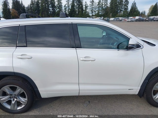 5TDDCRFH1GS020419 Toyota Highlander Hybrid Limited Platinum V6