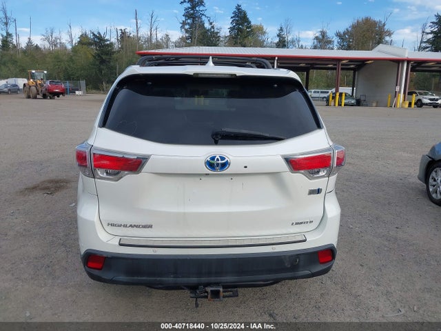 5TDDCRFH1GS020419 Toyota Highlander Hybrid Limited Platinum V6