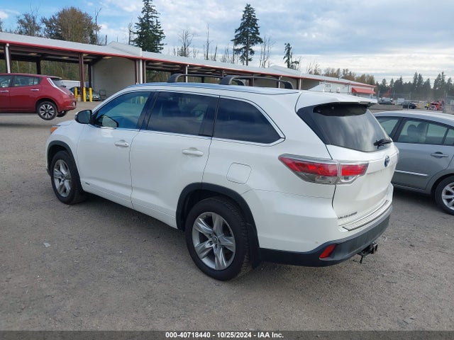 5TDDCRFH1GS020419 Toyota Highlander Hybrid Limited Platinum V6