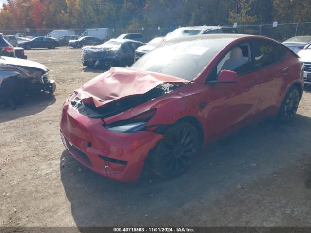 7SAYGDEF6PF870935 Tesla Model Y Performance Dual Motor All-wheel Drive