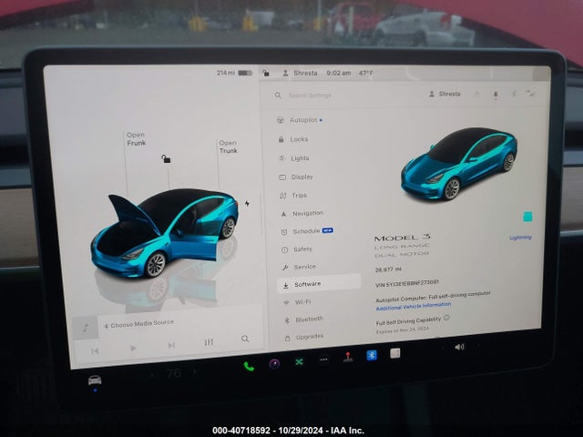 2022 TESLA MODEL 3 5YJ3E1EB8NF273081 Photo 6