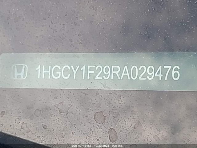 1HGCY1F29RA029476 Honda ACCORD LX