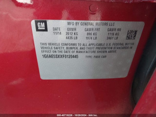 1G6AE5SXXF0120445 Cadillac Ats Premium