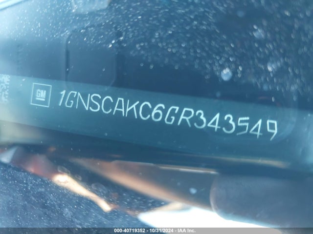 Chevrolet Tahoe Ls 2016 1GNSCAKC6GR343549 Image 9