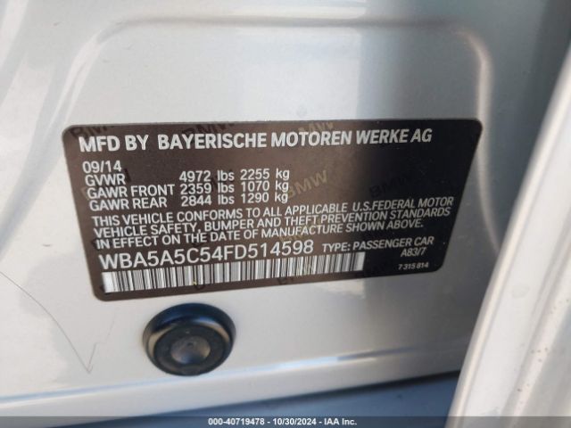 WBA5A5C54FD514598 BMW 528 I