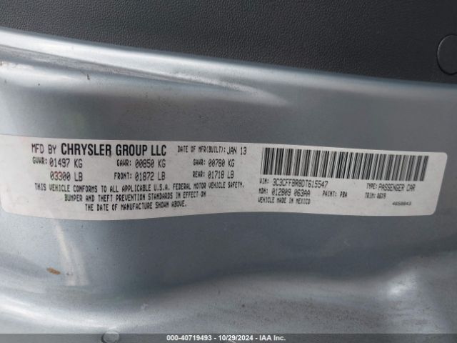 2013 FIAT 500 3C3CFFBR8DT615547 Photo 8