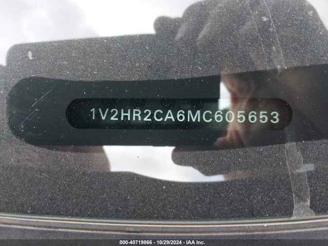 1V2HR2CA6MC605653 Volkswagen Atlas 3.6l V6 Se W/technology