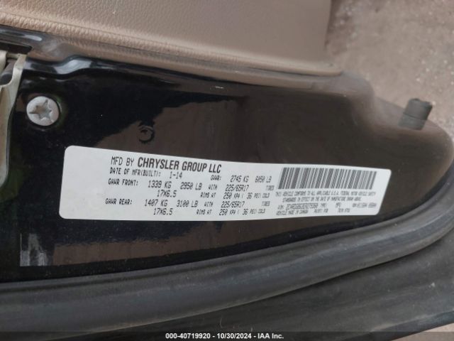 2C4RDGBG3ER279360 Dodge Grand Caravan American Value Pkg