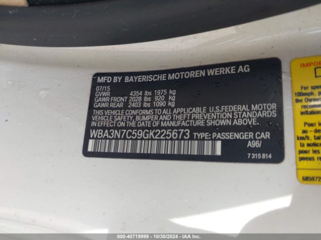WBA3N7C59GK225673 BMW 428i