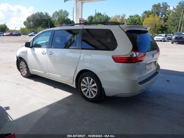 5TDDK3DC9FS099537 Toyota Sienna Limited Premium 7 Passenger