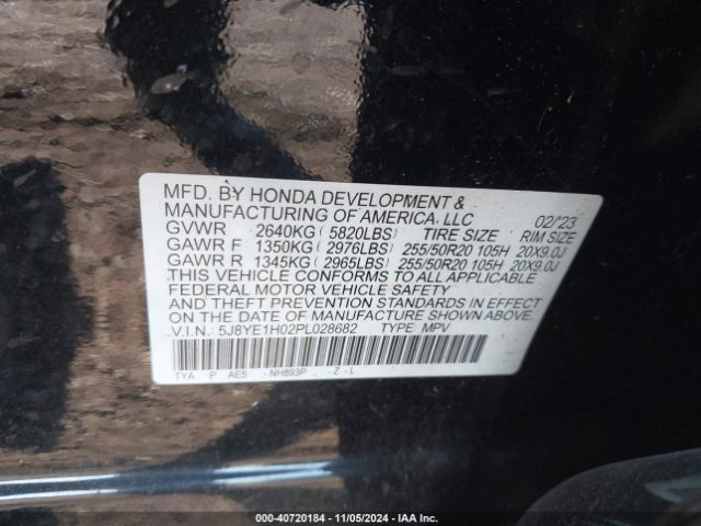 5J8YE1H02PL028682 Acura MDX A-SPEC